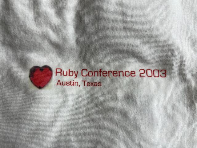 International Ruby Conference 2003 T-Shirt Front Logo